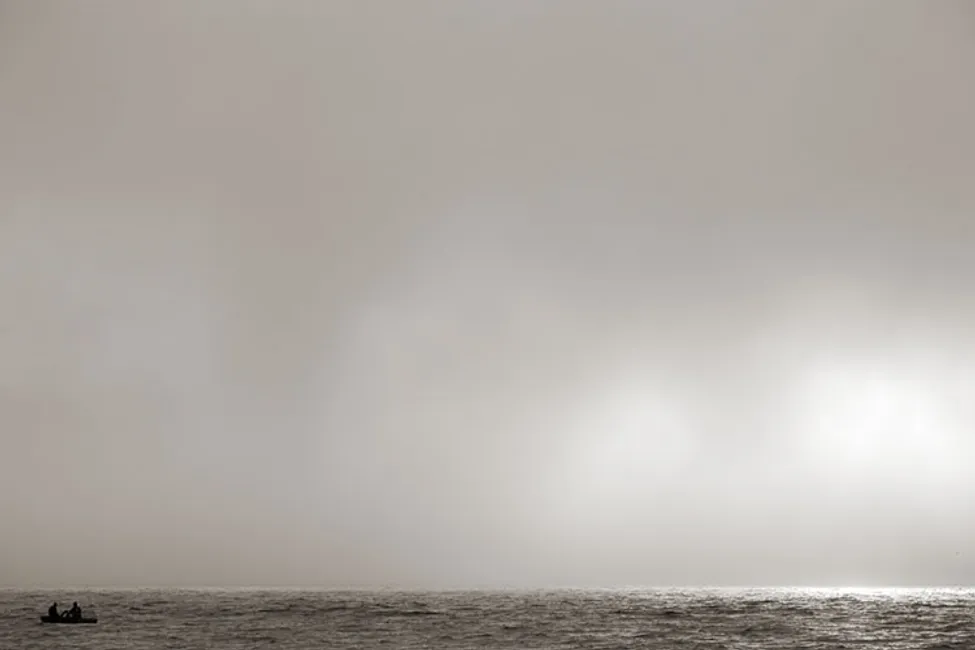 on the water. together