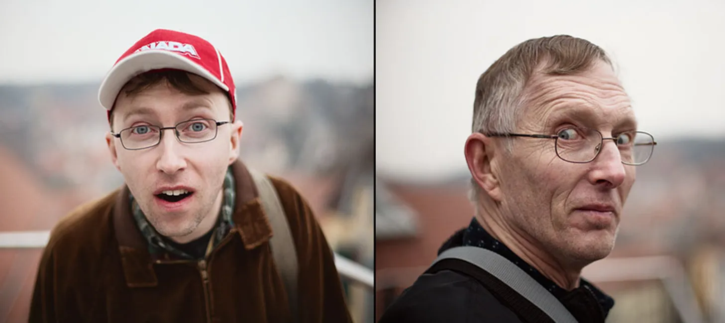 l: canadian traveller #1 / r: canadian traveller #2